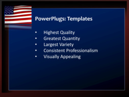 PPT Template - america, abstract, video-enhanced - Text Slide